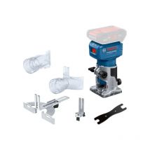 Bosch - glf 18V-8 fresa per bordi / fresa per laminati senza batteria e caricabatterie nella confezione