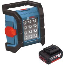 Bosch Gli 18v-1200 C Professional Akku Baustrahler 18 V 1200 Lm + 1x Akku 5,0 Ah - Ohne Ladegerät