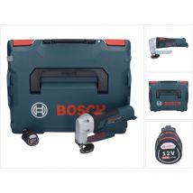 Bosch Professional - Bosch gsc 12V-13 Professional Cisaille à tôle sans fil 12 v + 1x batterie 2,0 Ah + L-Boxx - sans chargeur