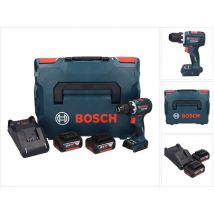 Bosch Professional - Bosch gsr 18V-90 c Professional Akku Bohrschrauber 18 v 64 Nm Brushless + 2x Akku 5,0 Ah + Ladegerät + L-Boxx