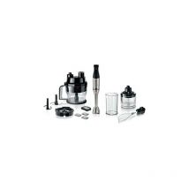 Haushalt ErgoMaster Serie 6 Mixeur plongeant 1200 w avec verre doseur, avec blender, multifonction, fouet , sans bpa acier inoxydable, noir X244992