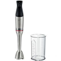 Haushalt Serie 6 ErgoMaster Mixeur plongeant 1200 w avec blender, sans bpa acier inoxydable, noir - Bosch