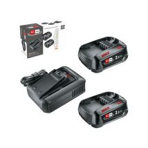 Bosch Hobby - Starter Set 18V - bosch vert - 2 batteries 18V 2,5 Ah + chargeur - 1600A031T5