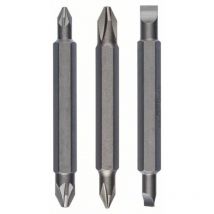 Bosch - 2607001745 Pack de 3 embouts de tournevis doubles