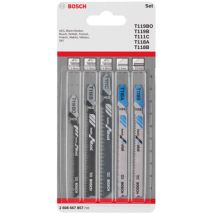 Bosch - Accessories 2608667857 set de lames de scie sauteuse Wood and Metal Basic, 5 pièces, tige à came simple 5 pc(s)