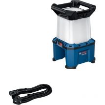 Bosch Professional - 18V System gla 18VH-7500 Linterna (7500 Lum, Inserción 5/8' para trípode. usb-c para carga de dispositivos. Gancho de metal.