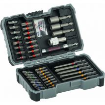 Start - Bosch Professional 43 pièces Coffrets d'embouts de vissage Extra Hard, BR-Vie (ph, pz, sl, t, TH-Bit, Accessoires Perforateurs et Visseuses)