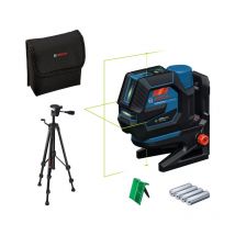 Bosch Professional - laser combiné gcl 12V-50-22 cg (portée jusqu'à 50 m avec cellule de réception, Dual Power, Levelling Remote, support rm 20,