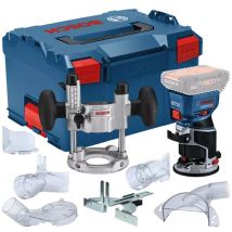 Bosch Professional - Bosch Akku-kantenfräse Gkf 18v-8 Mit Taucheinheit, Ohne Akku Und Ladegerät In L-boxx 238