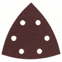 Feuille abrasive Delta avec bande auto-agrippante, perforé Bosch Accessories 2607019488 Grain 60 Cote d'encoignure 93 m