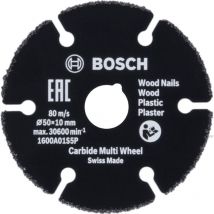 Bosch - Carbide Multi Wheel Trennscheibe 50 x 10 mm - 1600A01S5X