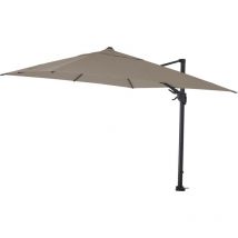 Bosco N+ Ampelschirmanthrazit/taupe 300 x 300 cm Gestell Aluminium anthrazit, Bezug 100% Polyester, 280g/m² in taupe-meliert, UPF 50+