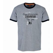 Camiseta Bosseur Roofer Gris Heather - Talla xxxl - 11533-006