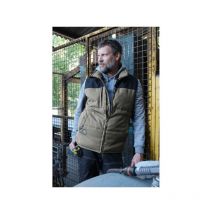 Bosseur - Chaleco Berni - Caqui/Negro - 3XL - 11905-012