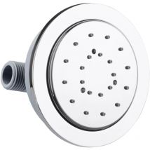 Bossini - Soffione Tondo Reg 100 Mm Con Attacco Laterale Orientabile