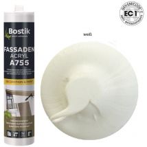 A755 Fassaden Acryl weiß Dichtstoff 300ml Kartusche - Bostik