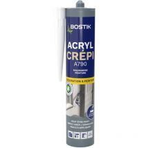 Bostik - Acrylic Filler Crepi - Aspecto granulado para juntas de fisuras - Cartucho 310 ml - 30612719