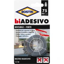 Nastro Biadesivo Invisibile 19x1,5m - Bostik