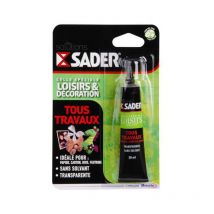 Colle tous travaux transparente 30mL.