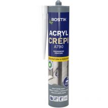 Stucco acrilico Crepi - Aspetto granulare per giunti fessurati - Cartuccia 310 ml - 30612719 - Bostik