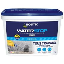 Bostik - Membrana impermeabilizante Waterstop directa sin imprimación Gris - 14 kg - 30605266