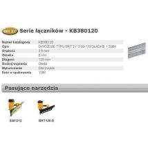 Bostitch - Clavos BRT21 3,80 x 120mm 1288 Pzas modelo KB380120, alta calidad, ideales para fijaciones fuertes en madera y materiales duros,