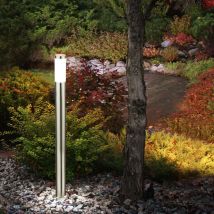 Lampada da terra a led Illuminazione per percorsi da giardino Patio Lampada da esterno in acciaio inossidabile Veranda Globo 3159LED
