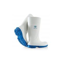 Bekina - Bota steplite x solidgrip, Sector Alimenticio, Alto Agarre en Mojado, Blanca, Talla 46