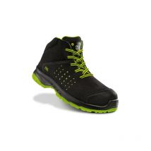 Fal Seguridad - Bota de seguridad en tejido Coolmax transpirable S3+SRC+CI en 20345 Fal SN200B hades 42 Verde Fluor