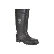 Portwest - Bota Wellington Total Safety S5 con puntera de acero FW95 48 Negro