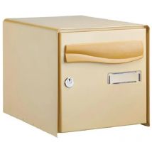 Cassetta delle lettere cilindrica ptt lys, 2 lati beige