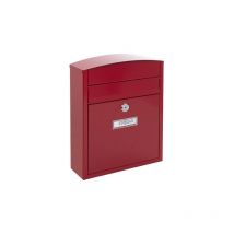 Compact Boîte aux Lettres en Acier, Taille s (Courrier format A5), Boîte aux Lettres Extérieure Individuelle, Boîte aux Lettres Murale, Anti-pluie,