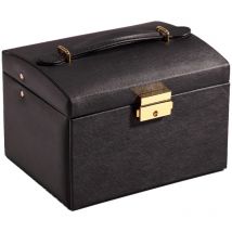 Einemgeld - Coffret à bijoux pour femme, boîte de rangement de bijoux de taille moyenne. Coffret à bijoux de voyage portable pour boucles d'oreilles,