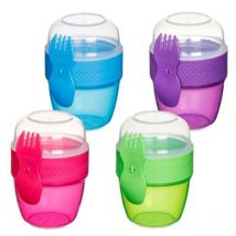 Sistema - Capsule Snack To Go + Fourchette-Cuillère 515 ml