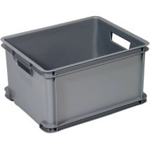 156011 Boîte de rangement Unibox Classic l empilable (l x h x p) 430 x 235 x 350 mm argent 1 pc(s) - Curver