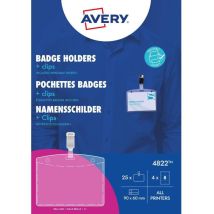 Avery-zweckform 4822 Porte-badge (l X H) 90 Mm X 60 Mm 25 Pc(s)