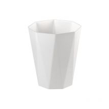 Basetbl - Bote de Basura para baño, Bote de Basura, cesto de Basura para Dormitorio, Oficina, Blanco