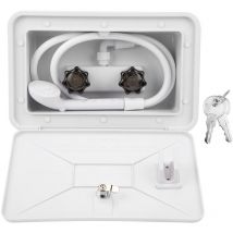 Jeffergarden Bote de douche extérieure Kit de lavage extérieur avec accessoire de verrouillage pour bateau camping-car camping-car