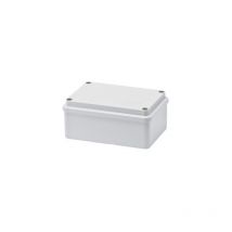 Boîte de jonction rectangulaire boîte étanche avec couvercle et vis métalliques 150x110x70mm à parois lisses IP56 Faeg FG13505
