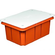 Boîte de jonction murale encastrable 153x98x70 avec couvercle et vis IP40 Faeg FG10211