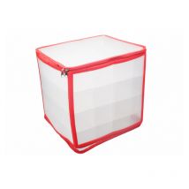 Boîte De Rangement Boules De Noël pour 64 Boules - Boîte à Boules De Noël Transparente en Plastique avec Séparateurs, Décorations pour Sapin De Noël,