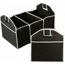Boîte de Rangement de Voiture en Non Tissé, Organisateur de Coffre de Voiture, Boîte de Rangement de Voiture, pour La Banquette Arrière d'Une Voiture