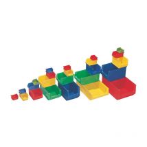 Boîte de rangement à ouverture frontale L85/65xl100xH50 mm pe bleu (Par 50)