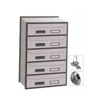 Boîte Horiz 5P Acc Argent 5B1-501 Silmec