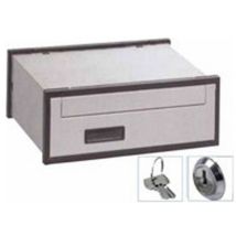 Boîte aux lettres SC3 – Acier galvanisé – Aluminium argenté – Dimensions 30x20/28/33 cm – Silmec