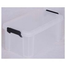 Boîte iris plastique transparent l.21.4 x P.36.5 x H.16.5 cm cm - Centrale Brico