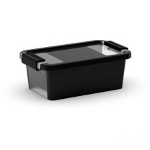 Kis boîte kis plastique noir l.16 x P.26.5 x H.10 cm cm