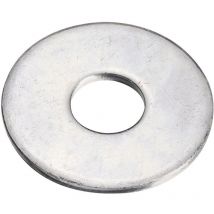 Boîte s 10 unités. rondelle plate large zinc 6.4x18mm Fadix
