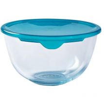 Bol de préparation + couvercle en plastique 16 cm transparent 3426470023320 - Pyrex