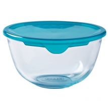 Bol de préparation + couvercle en plastique 14 cm transparent 178P000/6146 - Pyrex